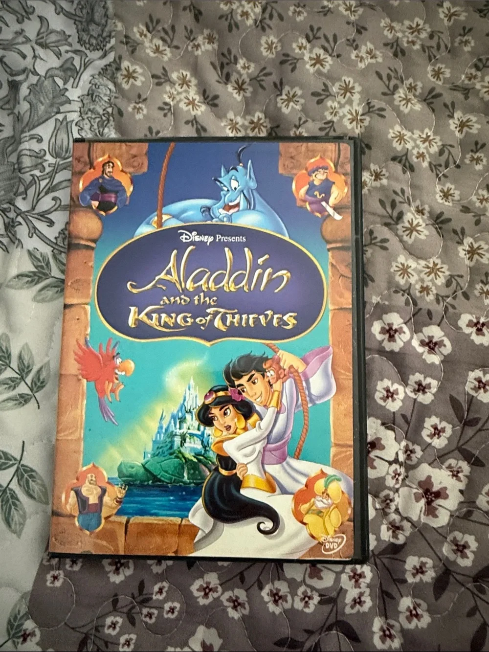 Disney Aladdin and the King of Thieves Wall Art - Blue, Gold, Teal, Red